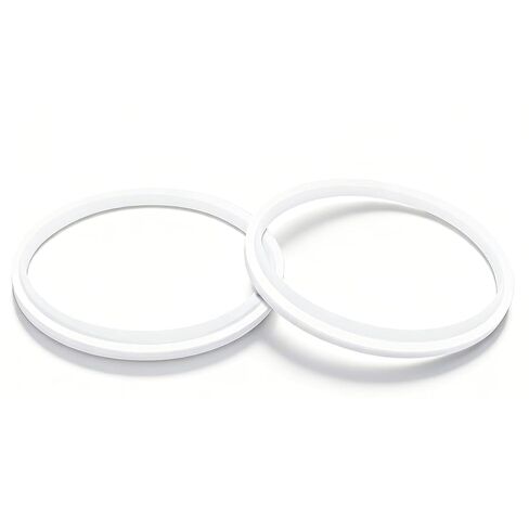 حشية مكبس حشو السجق البديلة (عبوة من قطعتين) لختم مانع للتسرب، حلقة دائرية من السيليكون الملائمة للطعام تناسب 3 و5 و7 لتر من الحشوات الرأسية والأفقية المتوافقة مع هاكا وفيفور وويستون in Kuwait