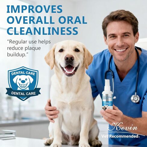 ITECFREELY Dental Plus, Advanced Dental Water Additive, Odorless & Flavorless Formula to Fight Tartar & Plaque, Promote Healthy Gums and Freshen Breath, Easy Daily Use for Dogs & Cats in Kuwait