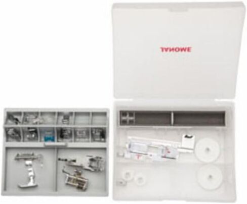 Janome Sewing Foot Accessory Box with Lift Out Tray in Saudi Arabia