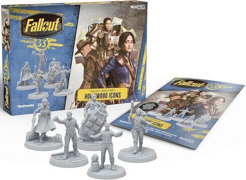 Modiphius Entertainment: Fallout Miniatures - Hollywood Icons - 5 Miniatures & Bases, Unpainted & Unassembled, Tabletop PRG Set, Amazon TV Show Tie-in in Saudi Arabia