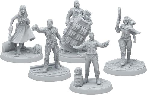 Modiphius Entertainment: Fallout Miniatures - Hollywood Icons - 5 Miniatures & Bases, Unpainted & Unassembled, Tabletop PRG Set, Amazon TV Show Tie-in in Saudi Arabia