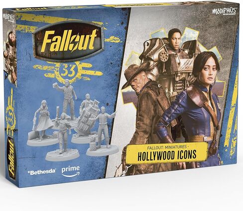 Modiphius Entertainment: Fallout Miniatures - Hollywood Icons - 5 Miniatures & Bases, Unpainted & Unassembled, Tabletop PRG Set, Amazon TV Show Tie-in in Saudi Arabia