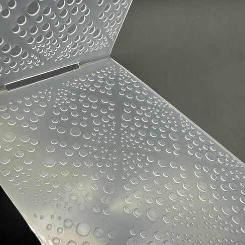 3D Plastic Embossing Folder Template Water Droplet Bubble Texture A6 Size for Card Making DIY Scrapbooking Paper Crafting Handmade Crafts Scrapbooking Arts Supplies Scrapbook Decor in Saudi Arabia
