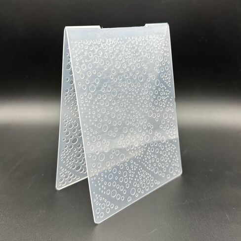 3D Plastic Embossing Folder Template Water Droplet Bubble Texture A6 Size for Card Making DIY Scrapbooking Paper Crafting Handmade Crafts Scrapbooking Arts Supplies Scrapbook Decor in Saudi Arabia