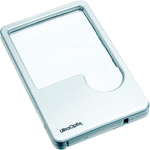 UltraOptix Lighted LED Wallet Lens magnifier in Saudi Arabia