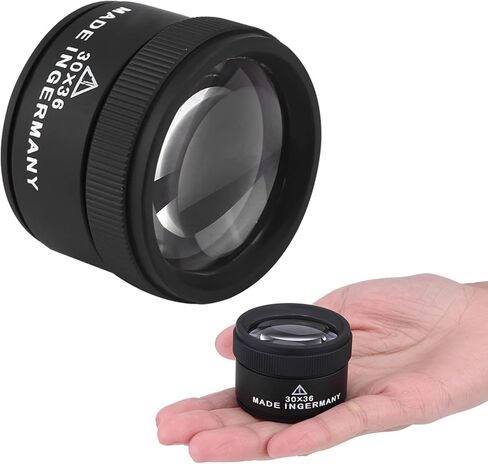 30X البصريات Loupes المكبر البصريات المحمولة Loupes مكتب صغير المكبر حلقة سطح المكتب القراءة عدسة مكبرة لخرائط العملات المعدنية in Saudi Arabia
