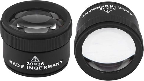 30X البصريات Loupes المكبر البصريات المحمولة Loupes مكتب صغير المكبر حلقة سطح المكتب القراءة عدسة مكبرة لخرائط العملات المعدنية in Saudi Arabia