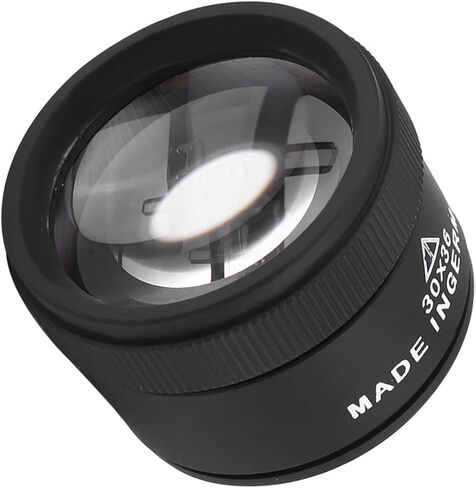 30X البصريات Loupes المكبر البصريات المحمولة Loupes مكتب صغير المكبر حلقة سطح المكتب القراءة عدسة مكبرة لخرائط العملات المعدنية in Saudi Arabia