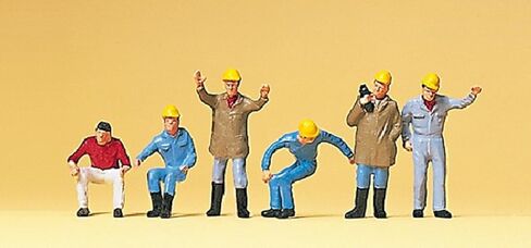 Crane Operators (6) HO Scale Preiser Models in Kuwait