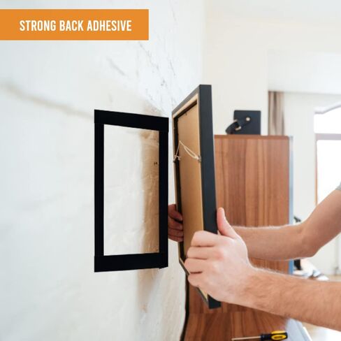 شرائط ربط وحلقة مقاس 2 بوصة من EIT بمادة لاصقة | لفة سوداء شديدة التحمل بطول 5 ياردات | سهل القطع، وقوة صناعية in Kuwait