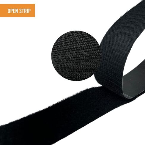 شرائط ربط وحلقة مقاس 2 بوصة من EIT بمادة لاصقة | لفة سوداء شديدة التحمل بطول 5 ياردات | سهل القطع، وقوة صناعية in Kuwait