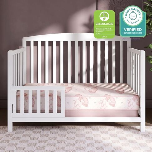 Dream On Me Twilight 80 Coil Spring Crib and Toddler Bed Mattress, Wave Pink, 5" in Saudi Arabia