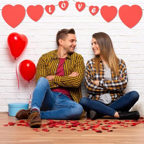 120 Pcs Valentine's Day Hearts Cutouts 11.8" 7.9" 3.9" Paper Hearts Shape Cut Outs Red Hearts Accents Paper Heart Die Cuts for DIY Art and Craft Projects Wedding Mother's Day Bulletin Board Wall Decor in Saudi Arabia
