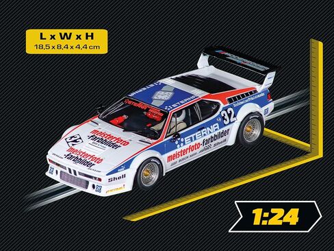 كاريرا 23997 BMW M1 Procar Moderegger Race and Classics، رقم 32 1:24 مقياس رقمي 124 فتحة سيارة سباق السيارات in Kuwait