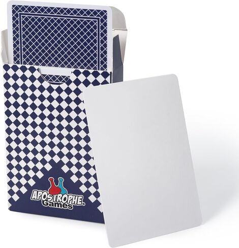 Apostrophe Games Blank Playing Cards – 162pcs Poker Cards (3 Packs of 54 Each) – Custom Card Deck for DIY Games & Prototyping in Saudi Arabia