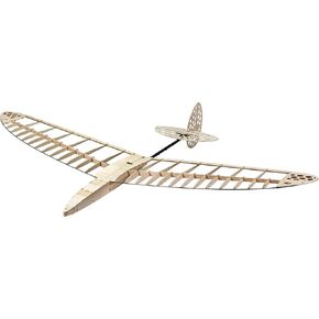 Balsa Wood Glider FD12 1200mm Wingspan Windrunner F3K Discus Launch Glider, RC Airplane Kit for Adults, DIY Building and Aerobatic Flight (KIT+Servos+Film Pack+Bag) in Saudi Arabia