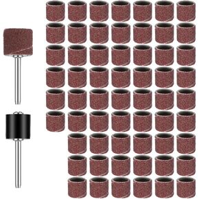 مجموعة بديلة لمطحنة أظافر الحيوانات الأليفة مكونة من 62 قطعة مع أشرطة سنفرة، وطبول جلخ الأظافر للكلاب، ومجموعة طبول صنفرة أكثر سلاسة لمستلزمات العناية بمخالب الكلاب (80#/120#) in Kuwait