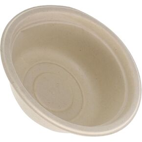 Disposable Biodegradable Pet Food Bowl 350ml, Paper Wet and Dry Food Container for Cats and Dogs, Portable Eco-Friendly Feeding Dish for Daily Use in Kuwait
