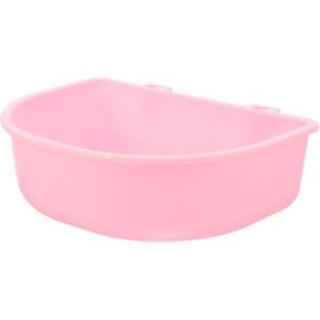 Gadpiparty Hanging Cat Feeder Plastic Pet Bowl with Clip, Small Pink Cat Water Bowl for Cage and Travel, Lightweight Sturdy Puppy Food and Water Dish in Kuwait