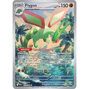 بوكيمون - Flygon 101/094 - النيران الوهمية - رسم توضيحي نادر - رقائق معدنية - بطاقة واحدة in Kuwait