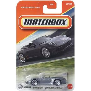 Matchbox Porsche 911 Carrera Cabriolet [Gray] 27/125, 1:64 Scale Diecast Toy Vehicle in Kuwait
