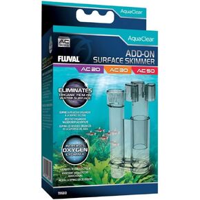 Fluval Add-On Surface Skimmer – Compatible with AC20, AC30 & AC50 Power Filters – Removes Surface Film & Organic Waste – Improves Oxygen Exchange & Water Clarity – Easy Install, Safe for Fish in Kuwait