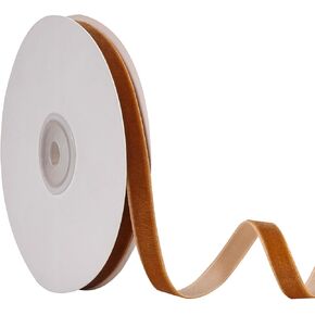 Red Velvet Ribbon for Valentine's Day Bows, Gift Wrapping, Flower Bouquet, Wreath Decorations, 3/8 Inch Wide 10 Yards Roll. in Kuwait