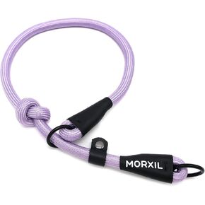 Slip Collar for Dogs, Nylon Rope Dog Choker Collar with Adjustable Stopper, Heavy Duty No Pull Collar for Medium Dogs Training (Purple) in Saudi Arabia