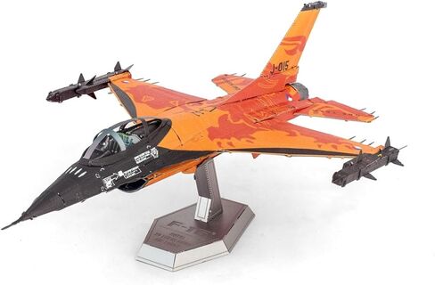 مجموعة نماذج معدنية ثلاثية الأبعاد من Metal Earth F-16 Royal Dutch Orange Lion ثلاثية الأبعاد in Saudi Arabia
