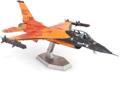 مجموعة نماذج معدنية ثلاثية الأبعاد من Metal Earth F-16 Royal Dutch Orange Lion ثلاثية الأبعاد in Saudi Arabia