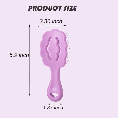 Small Dog Grooming Brush,Cloud Shape Puppy Brush Detangling Dog Hair Brushes for Wet or Dry - Perfect for Shih Tzus, Yorkies, Maltipoos - Ideal Puppy Hair Brushes for Maltese and Small Breeds (Purple) in Saudi Arabia