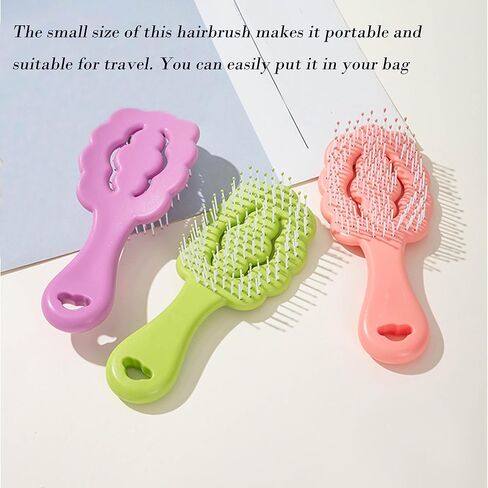Small Dog Grooming Brush,Cloud Shape Puppy Brush Detangling Dog Hair Brushes for Wet or Dry - Perfect for Shih Tzus, Yorkies, Maltipoos - Ideal Puppy Hair Brushes for Maltese and Small Breeds (Purple) in Saudi Arabia