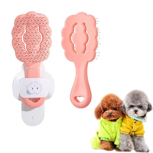 Small Dog Grooming Brush,Cloud Shape Puppy Brush Detangling Dog Hair Brushes for Wet or Dry - Perfect for Shih Tzus, Yorkies, Maltipoos - Ideal Puppy Hair Brushes for Maltese and Small Breeds (Purple) in Saudi Arabia