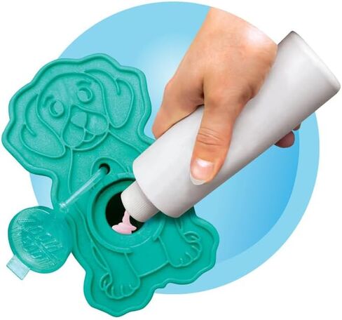 KONG ZoomGroom Bubbles Dog Brush - Soap Dispensing, Massaging and Gooming Brush for Dogs, Removes Shedding Hair - Works on All Coat Types and Lengths in Saudi Arabia