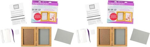 Sculpey Keepsake Clay Frame Set, White (K3 4055) in Saudi Arabia