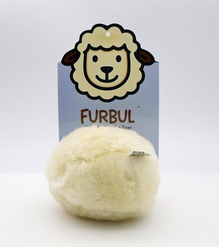 Real Sheepskin Snuggle Ball for Dogs in Saudi Arabia