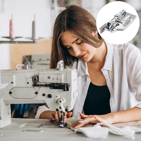 قطعتان من الغرز في قدم الخندق و1/4 بوصة (ربع بوصة) من قدم الضغط المرقعة مع مجموعة دليل الحافة للأخ، والمغني ذو الساق المنخفضة، وبيبي لوك، والمنزل الجديد، وجانوم، وجوكي، والمزيد من آلات الخياطة in Saudi Arabia