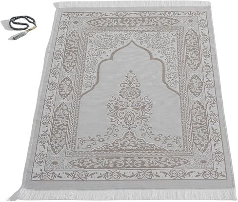 سجادة الصلاة المسلمة مع حبات صلاة الإسلام - حصيرة صلاة السفر ، والهدايا الإسلامية للمرأة ، والصلاة المحمولة مات الإسلام ، وسجادة الصلاة الإسلامية الإسلام الرجال ، حصيرة الصلاة من أجل الهدايا المسلمة ، الوردي in Kuwait