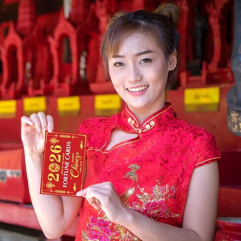 Sosation 30 Pcs 2026 Chinese New Year Scratch off Fortune Cards Year of the Horse and 50 Pcs Feng Shui Coins Chinese Good Luck Coins in Saudi Arabia