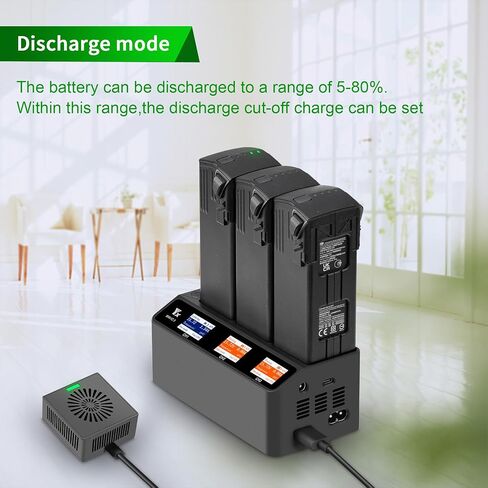 230W LCD Multifunction Battery Charger for DJI Mavic 3 Pro Cine Classic Enterprise Drone,Parallel Fast Charging Hub,Simultaneous Charge 3 Batteries in Saudi Arabia