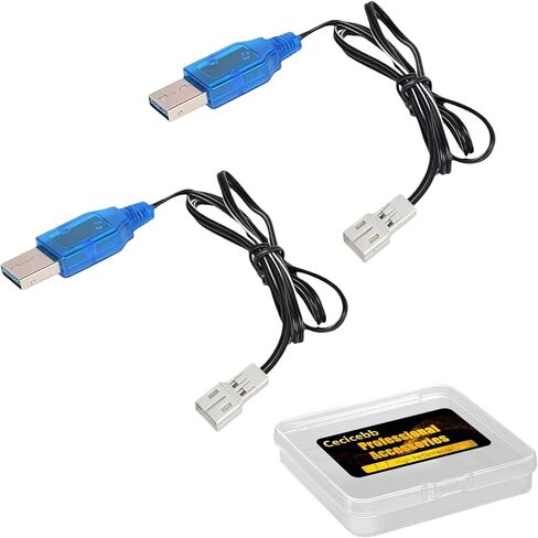 3.7 فولت كابل الشاحن 1S USB شاحن بطارية مع موصل PH2.0 ل 3.7 فولت RC قوارب سيارات شاحنات طائرات بدون طيار بطارية ليثيوم بو RC شاحن بطارية in Kuwait