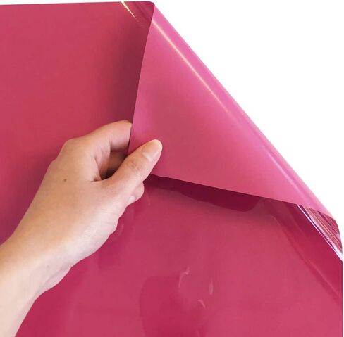 Siser EasyWeed Heat Transfer Vinyl 11.8" x 5ft Roll (Pink) - - Compatible, Cricut, Silhouette and Other Craft/Professional Cutters - CPSIA Certified in Saudi Arabia