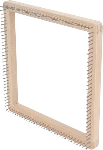 Wooden Knitting Looms for Blankets, Square DIY Hand Crafted Looms Knitting Tools Crochet Looms Chunky Yarn Looms Board Chunky Knit Blanket Kit for Hat Scarf Socks Sweater (30 * 30cm) in Saudi Arabia
