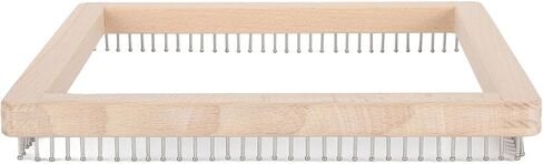 Wooden Knitting Looms for Blankets, Square DIY Hand Crafted Looms Knitting Tools Crochet Looms Chunky Yarn Looms Board Chunky Knit Blanket Kit for Hat Scarf Socks Sweater (30 * 30cm) in Saudi Arabia