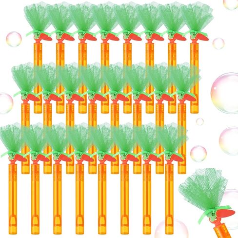 Jenaai 24 Pcs Easter Mini Carrot Bubble Wands Easter Egg Fillers Basket Stuffers Bubbles Bulk for Prizes Goodie Bag Stuffers Party Favors Outdoor(Dreamy) in Saudi Arabia