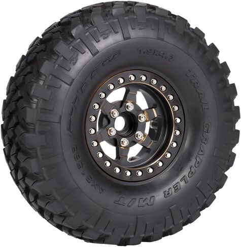 1.9 Beadlock Wheels,4pcs 958g Brass Heavy Wheel Rims for 1/10 RC Crawler TRX4 TRX6 Capra SCX10 D90 VS4-10 Gen8 CC01 Upgrades Accessories in Saudi Arabia