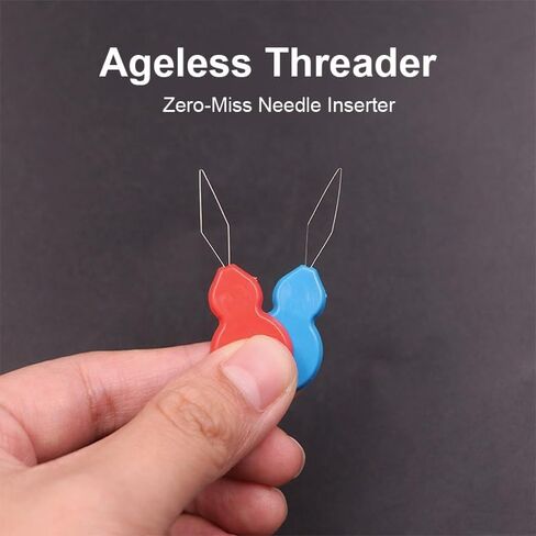 5Pcs Needle Threaders, Gourd Shaped Plastic Wire Loop DIY Needle Threader Hand Machine Sewing Tool for Sewing Crafting for Needle Work, Sewing Machine, Embroidery, Cross-Stitch, 5 Colors in Saudi Arabia