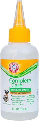Arm & Hammer Complete Care Brushless Dental Kit for Dogs – Includes No-Brush Oral Gel + Dog Dental Spray, Fresh Breath, Tartar Control, Baking Soda Enhanced Dental Dog Supplies, 4oz in Saudi Arabia