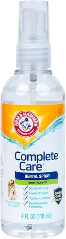 Arm & Hammer Complete Care Brushless Dental Kit for Dogs – Includes No-Brush Oral Gel + Dog Dental Spray, Fresh Breath, Tartar Control, Baking Soda Enhanced Dental Dog Supplies, 4oz in Saudi Arabia