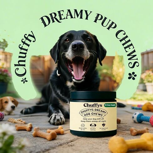 مضغ Dreamy Pup، مضغ طبيعي مهدئ للكلاب، ضمان النوم، 90 قرصًا (قطعة واحدة) in Saudi Arabia